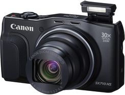Aparat cyfrowy Canon PowerShot SX710 HS Czarny - zdjęcie 1