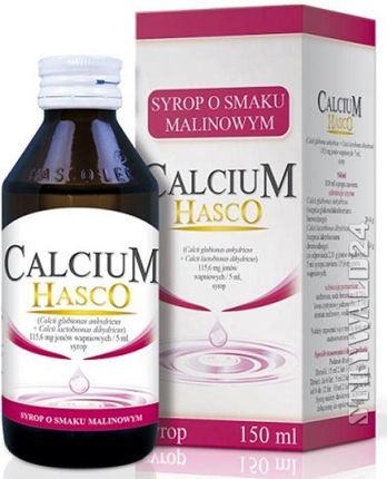 HASCO Calcium Syrop o smaku malinowym 150ml