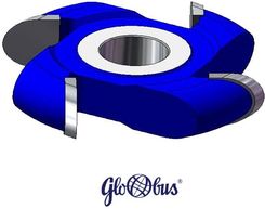 Zdjęcie Globus Frez półokrągły wypukły z płytkami HSS Z=4 HSS125x30x8/R=4 CL111-0125-0001 - Łapy