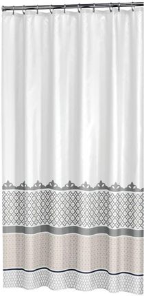 Zasłona prysznicowa Sealskin Marrakech poliester 180x200 cm srebrny / złoty (235281318)