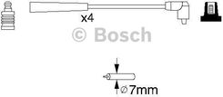 Zdjęcie Kompletny zestaw przewodów zapłonowych BOSCH 0 986 356 818 - Baborów
