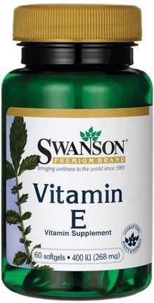 Swanson Vitamin E 400mg 60 kaps.