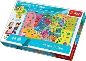 Trefl Puzzle Mapa Polski Dla Dzieci 15501