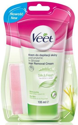 Veet Krem do depilacji pod prysznic dla skóry suchej 135 ml