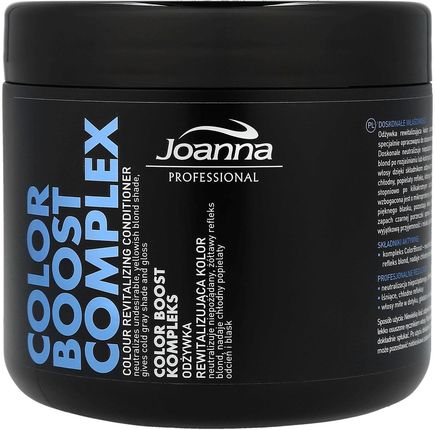 Joanna PROFESSIONAL ANTI-YELLOW BOOST COMPLEX Odżywka tonująca kolor popielata 500g