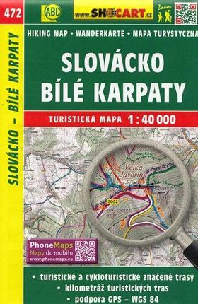 Slovácko, Bílé Karpaty, 1:40 000