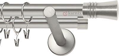 Karnix NEO podwójny 19/19mm Capri chrom mat