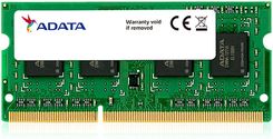 Pamięć RAM Adata Premier 8GB (1x8GB) DDR3L 1600MHz CL11 SODIMM (ADDS1600W8G11S)