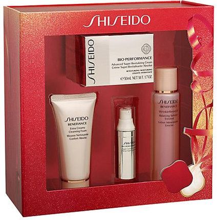 Shiseido Bio-Performance Advanced Super Revitalizing Krem do twarzy 50ml + panka oczyszczająca do twarzy 50ml + tonik 