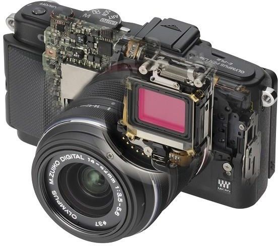 Aparat cyfrowy Olympus PEN E-PL6 Czarny + 14-42mm II