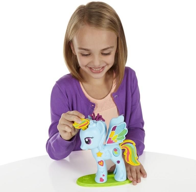 Hasbro Play Doh Salon Fryzjerski Rainbow Dash B0011