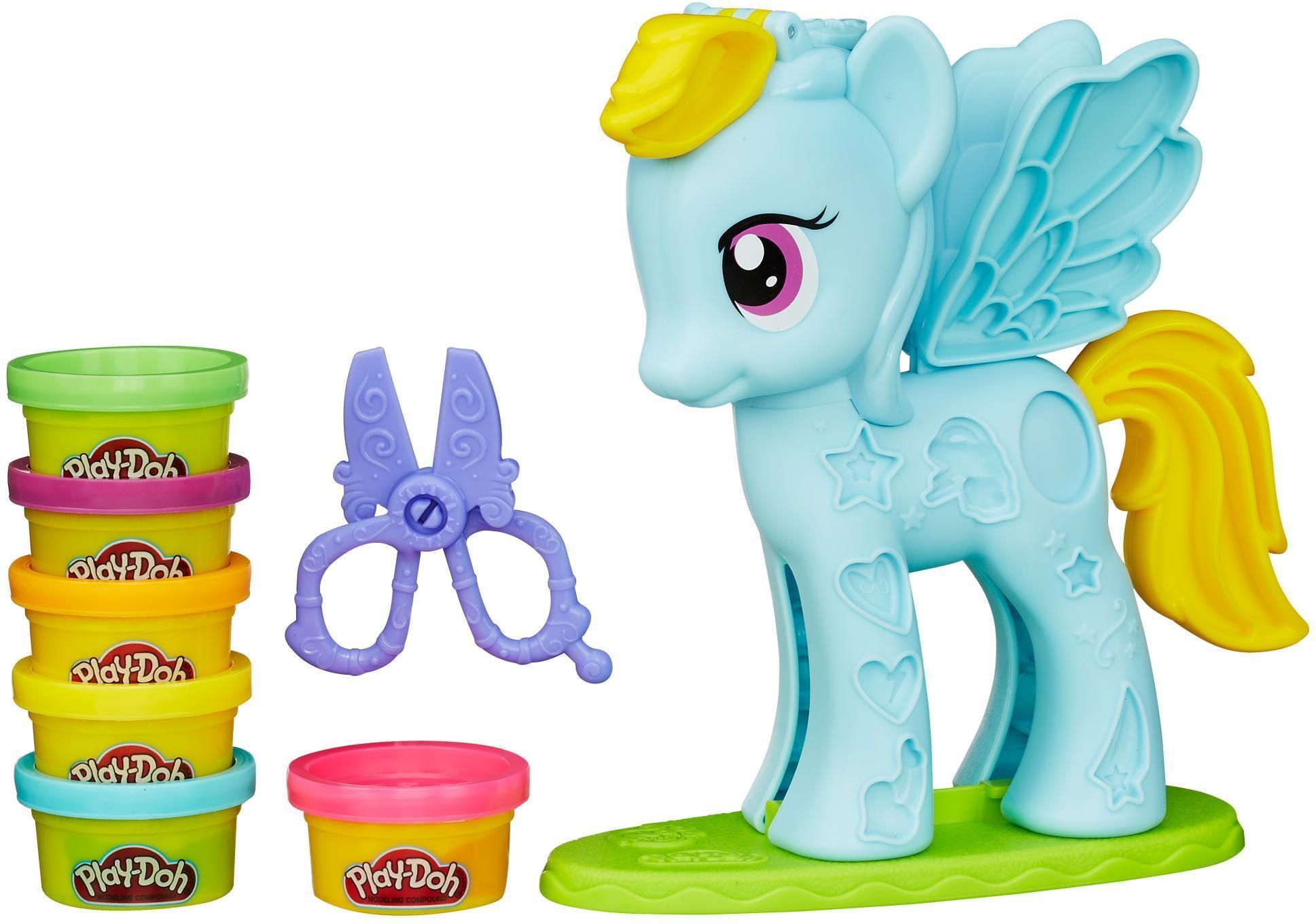 Hasbro Play Doh Salon Fryzjerski Rainbow Dash B0011 Ceny I Opinie Ceneo Pl