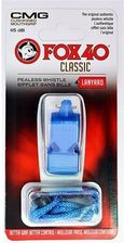 Gwizdek FOX CMG Classic Safety + sznurek 9603-0508 niebieski - Akcesoria sędziowskie