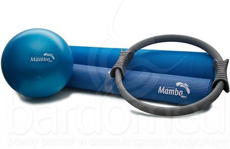 Bardo-Med Zestaw 1: Piłka Do Ćwiczeń (Pilatesu) Mambo Pilates Soft-Over-Ball Msd 26 Cm + Obręcz Do Pilatesu Mambo Pilates Ring Msd 38 Cm + Wałek Do Ćw