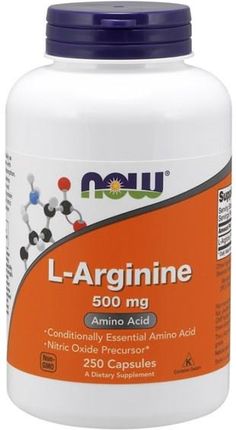 Now Foods L-Arginine 500Mg 250 kaps.