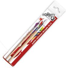 Zdjęcie Koh-I-Noor Pędzle Nylonowe Okrągłe Niki4 Zest Nr10+12 - Głowno