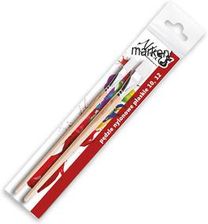 Zdjęcie Koh-I-Noor Pędzle Nylonowe Płaskie Niki4 Zest Nr2+4+6 - Głowno