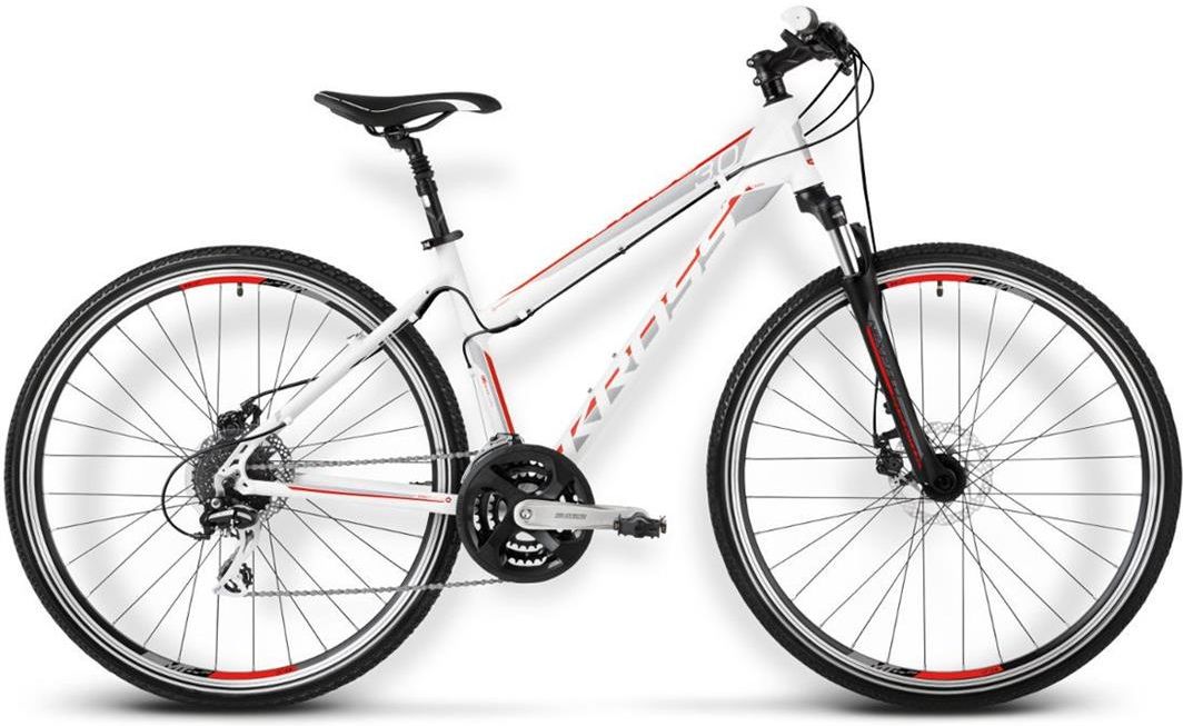 Kross Evado 3.0 Damski Biały Czerwony 2015 Rowery Turystyczne Damskie
