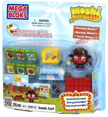 Fisher-Price Mega Bloks Mikro Moshi Monster Stragan Sold Out 80616U134/80618
