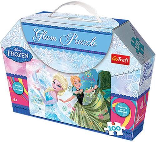 Trefl Puzzle 100el. Glam Disney Kraina Lodu Anna I Elsa 14811 - Ceny i ...