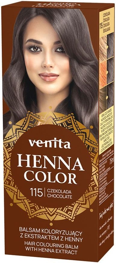 Zdjęcie Venita Henna Color Balsam koloryzujący z ekstraktem z henny 115 Czekolada - Zwierzyniec