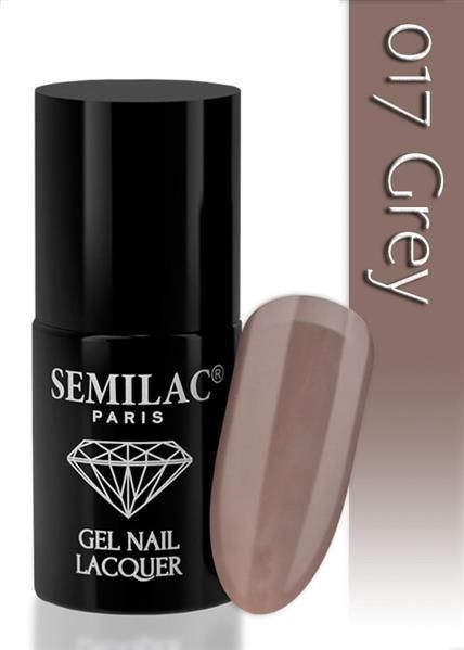 Semilac Lakier Hybrydowy 7ml 017 Grey