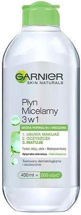 Garnier Skin Naturals Płyn Micelarny 3w1 dla skóry normalnej i mieszanej 400 ml