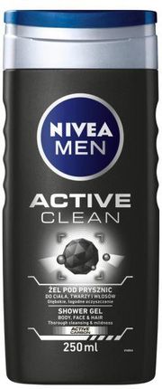 NIVEA MEN Active Clean Żel pod prysznic 250ml