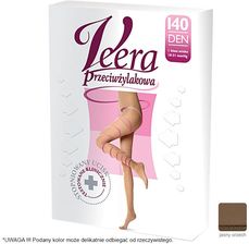 Zdjęcie Veera rajstopy przeciwżylakowe klasyczne 140 DEN rozmiar 2 jasny orzech - Warszawa