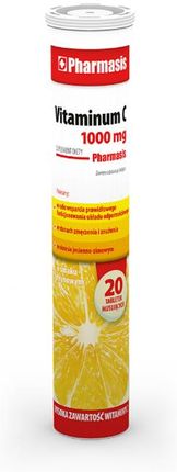 Pharmasis Vitaminum C 1000mg 20 tabl. musujących