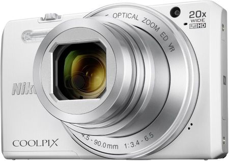 Nikon COOLPIX S7000 ホワイト Nikon Coolpix S7000, white - Compact cameras - Nordic Digital