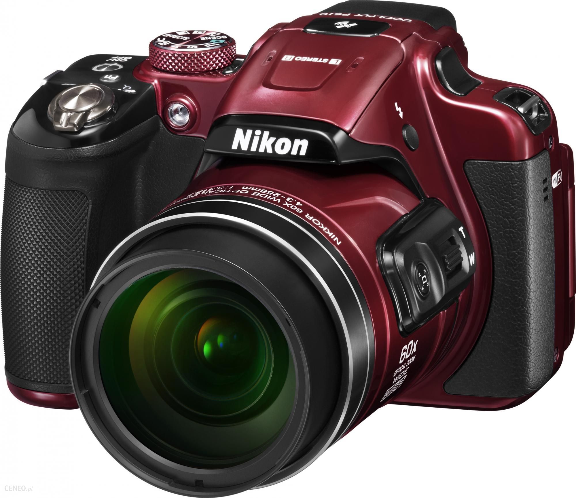 Aparat cyfrowy Nikon COOLPIX P610 Czerwony - Ceny i opinie na Ceneo.pl