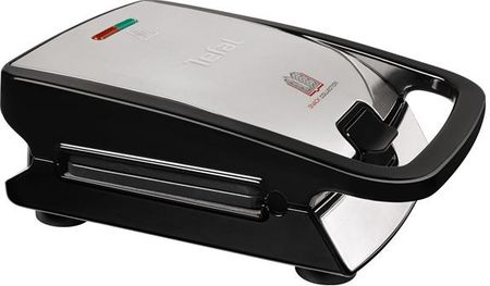 Tefal Snack Collection, 700 W, black/inox - Sandwich and waffle maker,  SW854D16