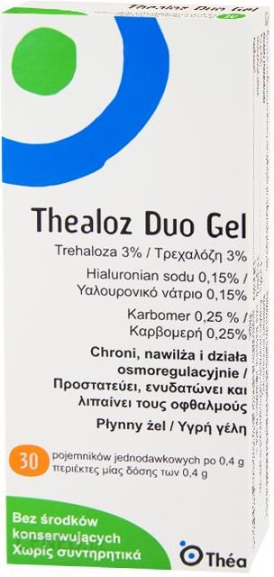 Thealoz Duo Gel For dry eye syndrome 0.4 g x 30 single-dose