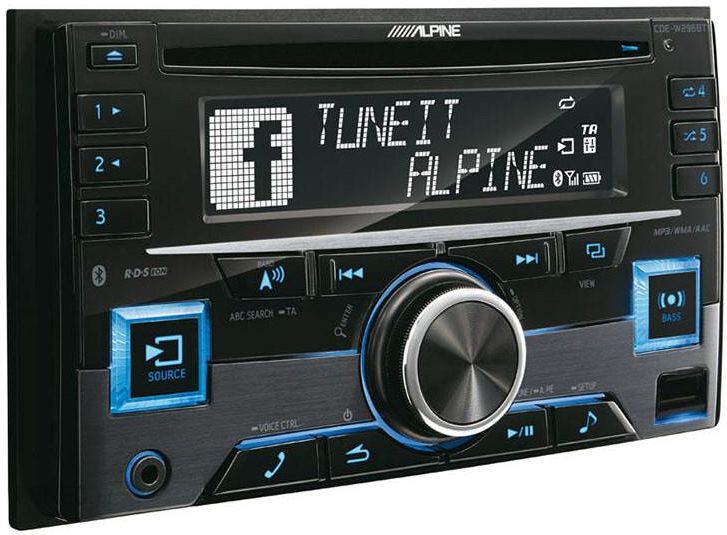 Radioodtwarzacz samochodowy Alpine CDE-W296BT - zdjęcie 1