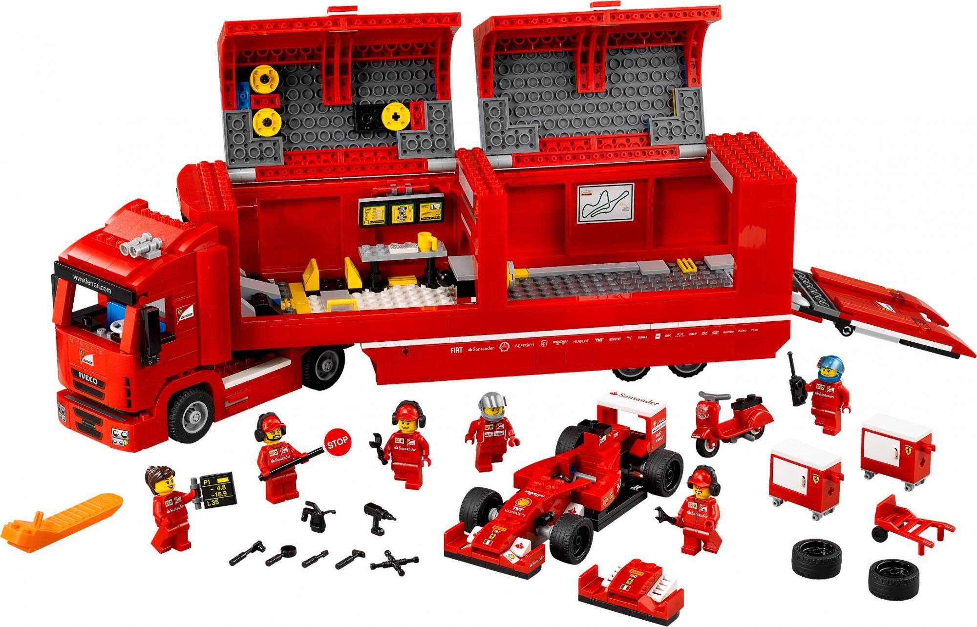 Klocki Lego Speed Champions Ciężarówka F14 T Scuderia Ferrari 75913