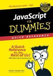 JavaScript for Dummies Quick Reference - Literatura obcojęzyczna - Ceny ...
