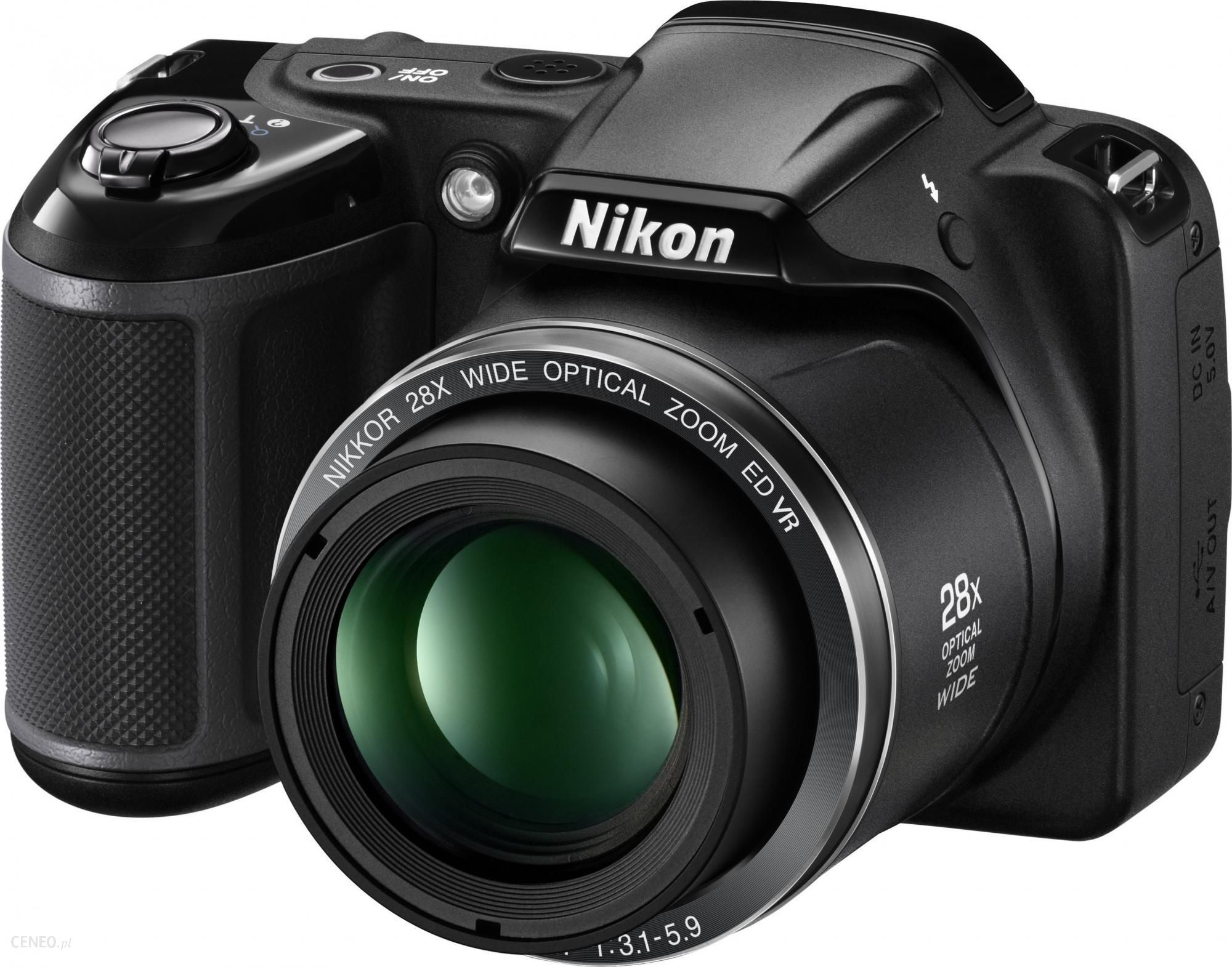 Aparat Cyfrowy Nikon Coolpix L340 Czarny Ceny I Opinie Na Ceneo Pl