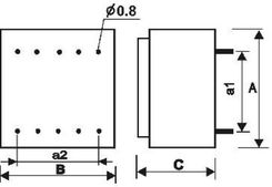 Breve-Tufvassons Transformator 6,0Va Tez 6,0/D 230V/9V (16009-9991)