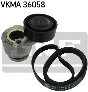 SKF VKMA 36058 Zestaw paska klinowego wielorowkowego (VKMA36058)