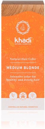 Khadi Henna Naturalna Średni Blond 100 G