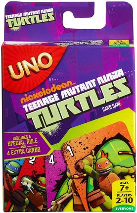 Mattel Karty Uno Żółwie Ninja Cjm71