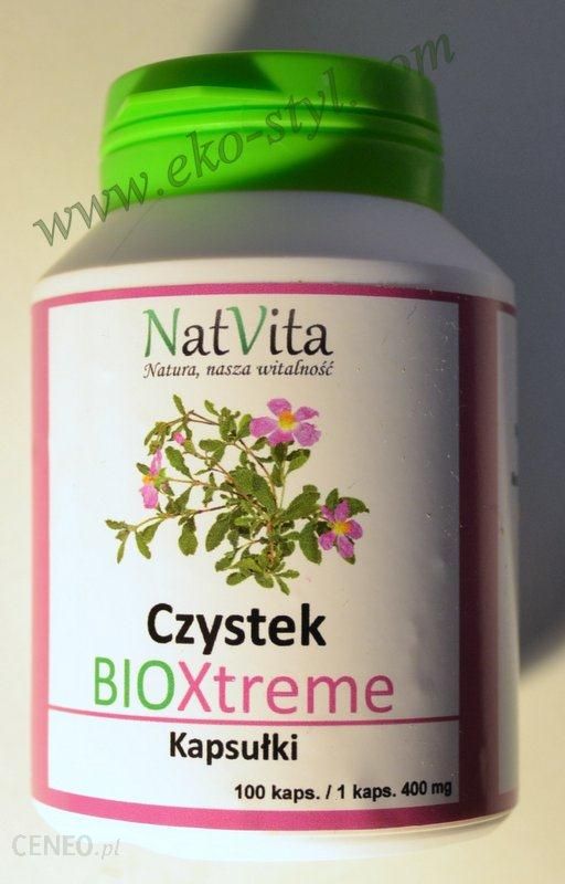 Preparat Medycyny Naturalnej Natvita Czystek Bio Bioxtreme Kapsułki 100 Szt Opinie I Ceny Na 0125