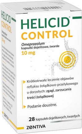 Helicid Control 10 mg x 28 kaps.