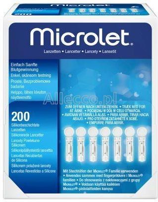 Ascensia Microlet Lancety 200szt.