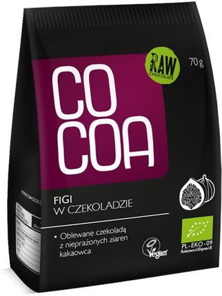 Cocoa Figi W Surowej Czekoladzie Bio 70g