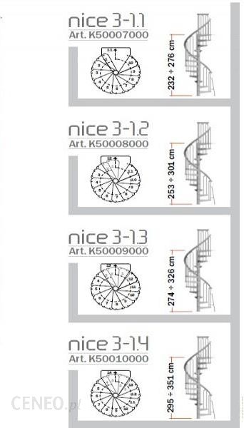 Fontanot Nice 3 Tylko 100 Cm Spiralne Na Planie Koła K50007000
