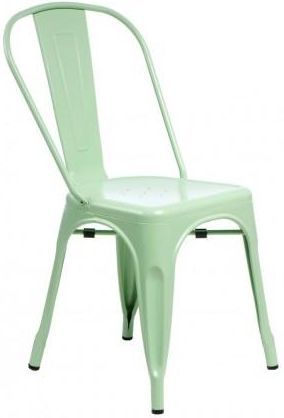 D2 Krzesło Paris zielone inspirowane Tolix