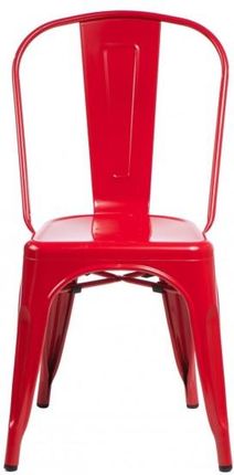 D2 Krzesło Paris czerwone inspirowane Tolix