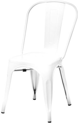 D2 Krzesło Paris białe inspirowane Tolix